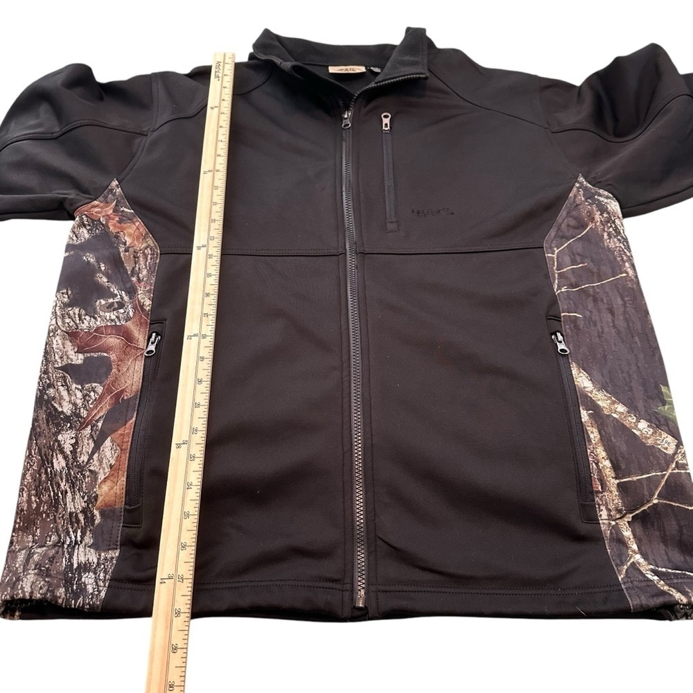 Tag Outdoors Clothing Lightweight Mens Size L Jacket Black And Camo - Picture 5 of 7